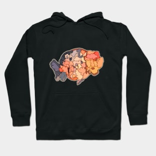 CALICO RANCHU GOLDFISH Hoodie